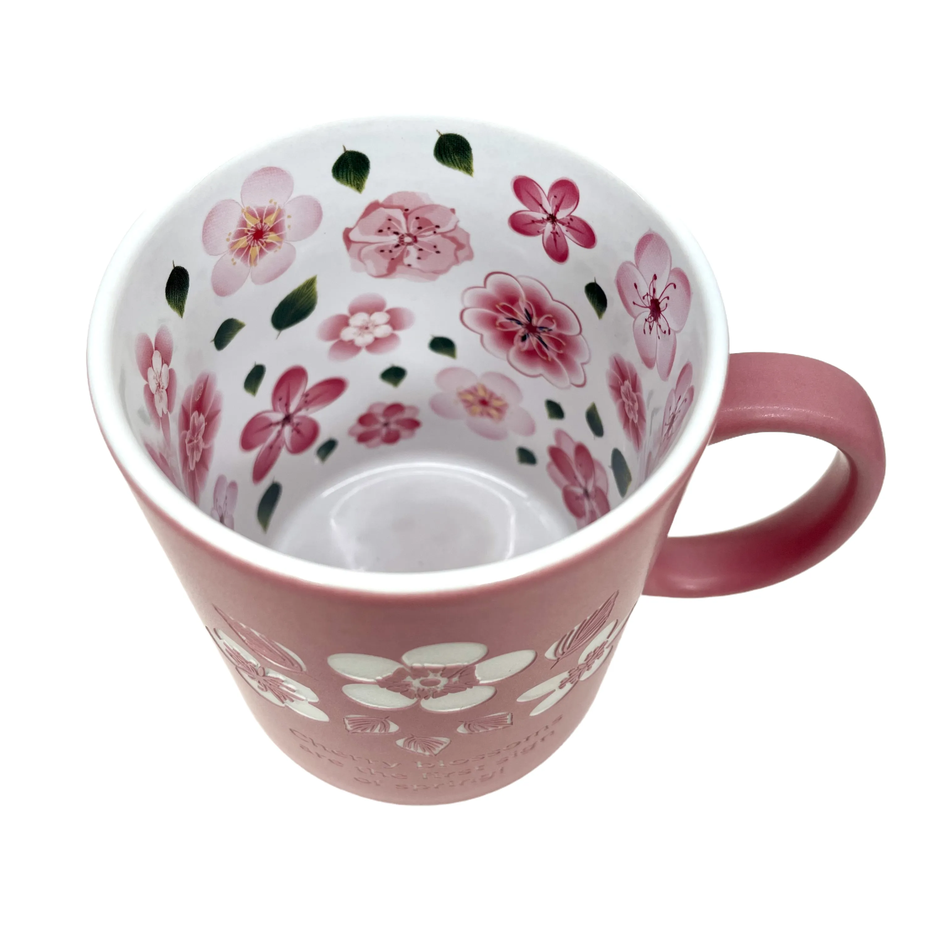 Mug : Etched Cherry Blossom