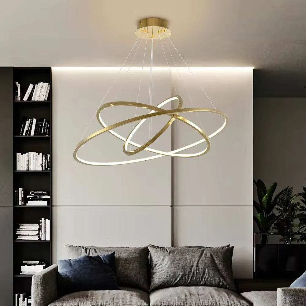 Multi-ring chandelier