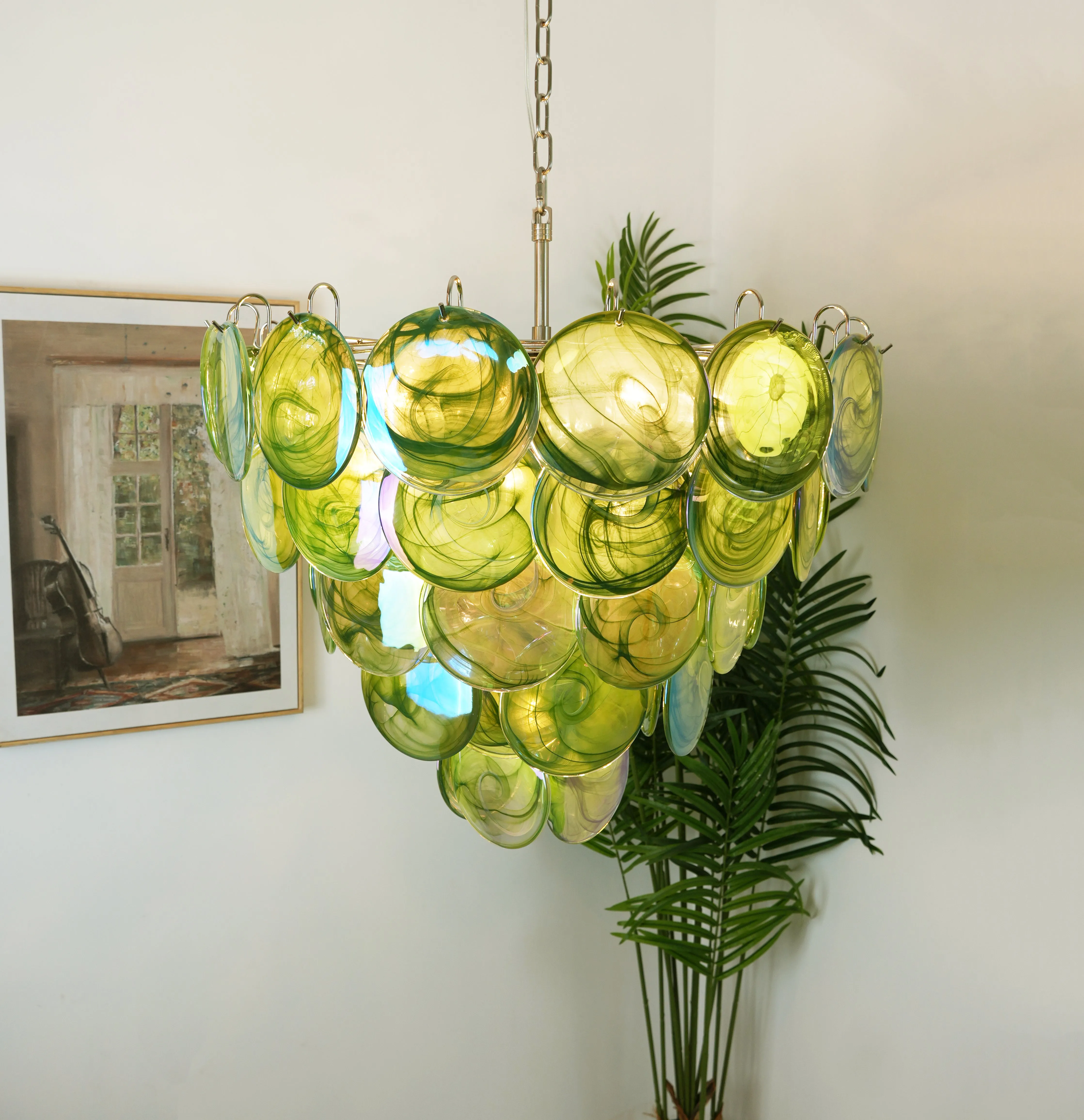 Murano Disc Chandelier