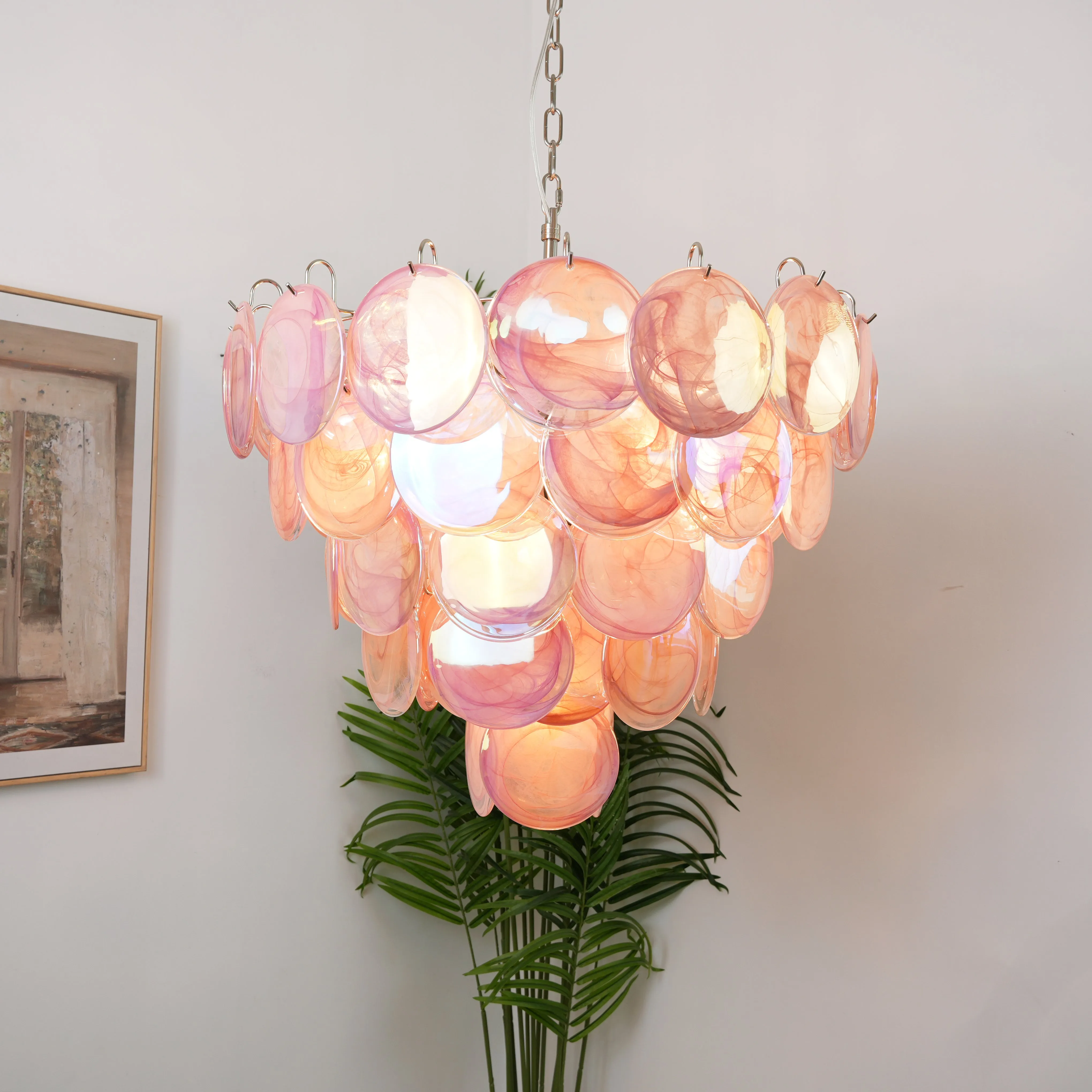 Murano Disc Chandelier