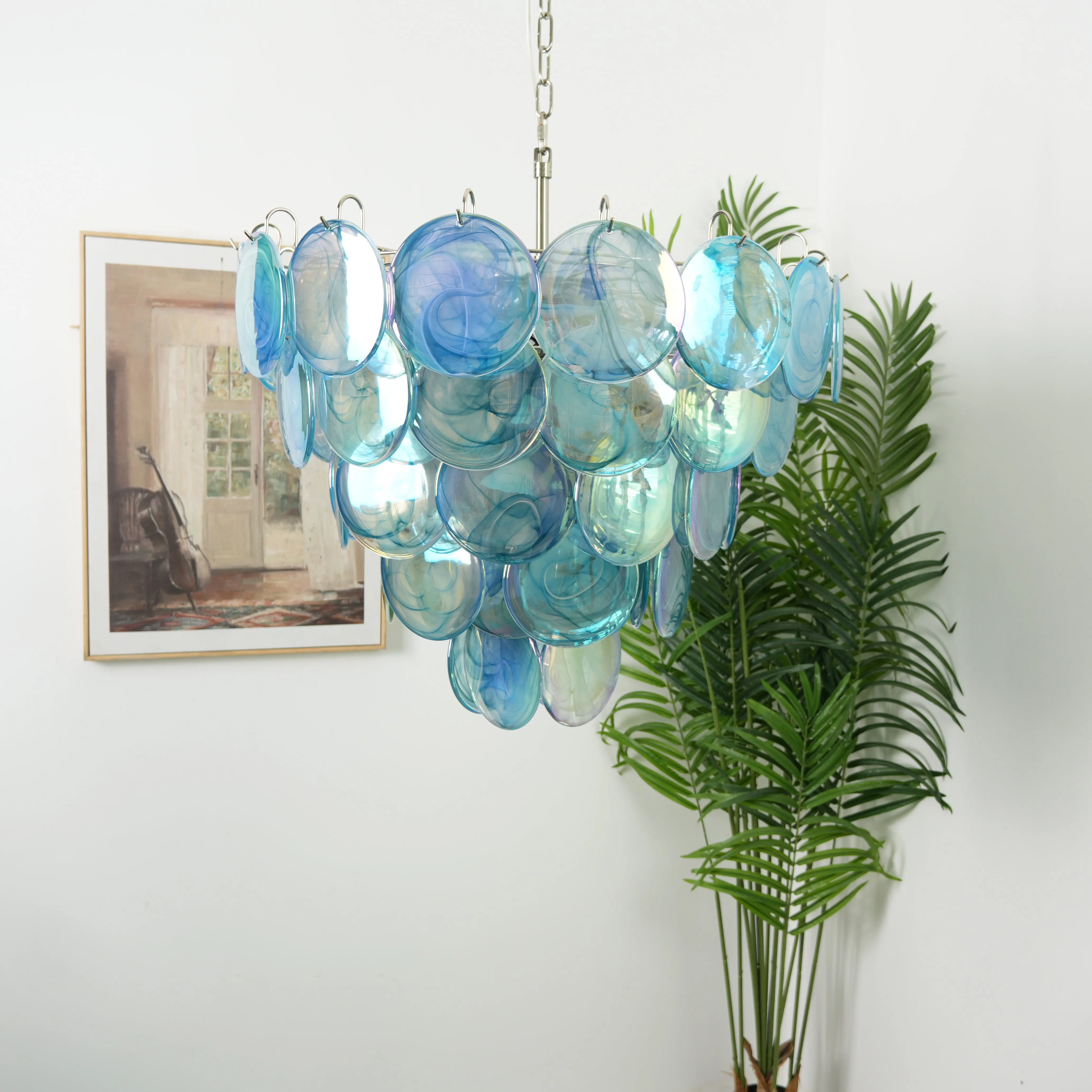 Murano Disc Chandelier