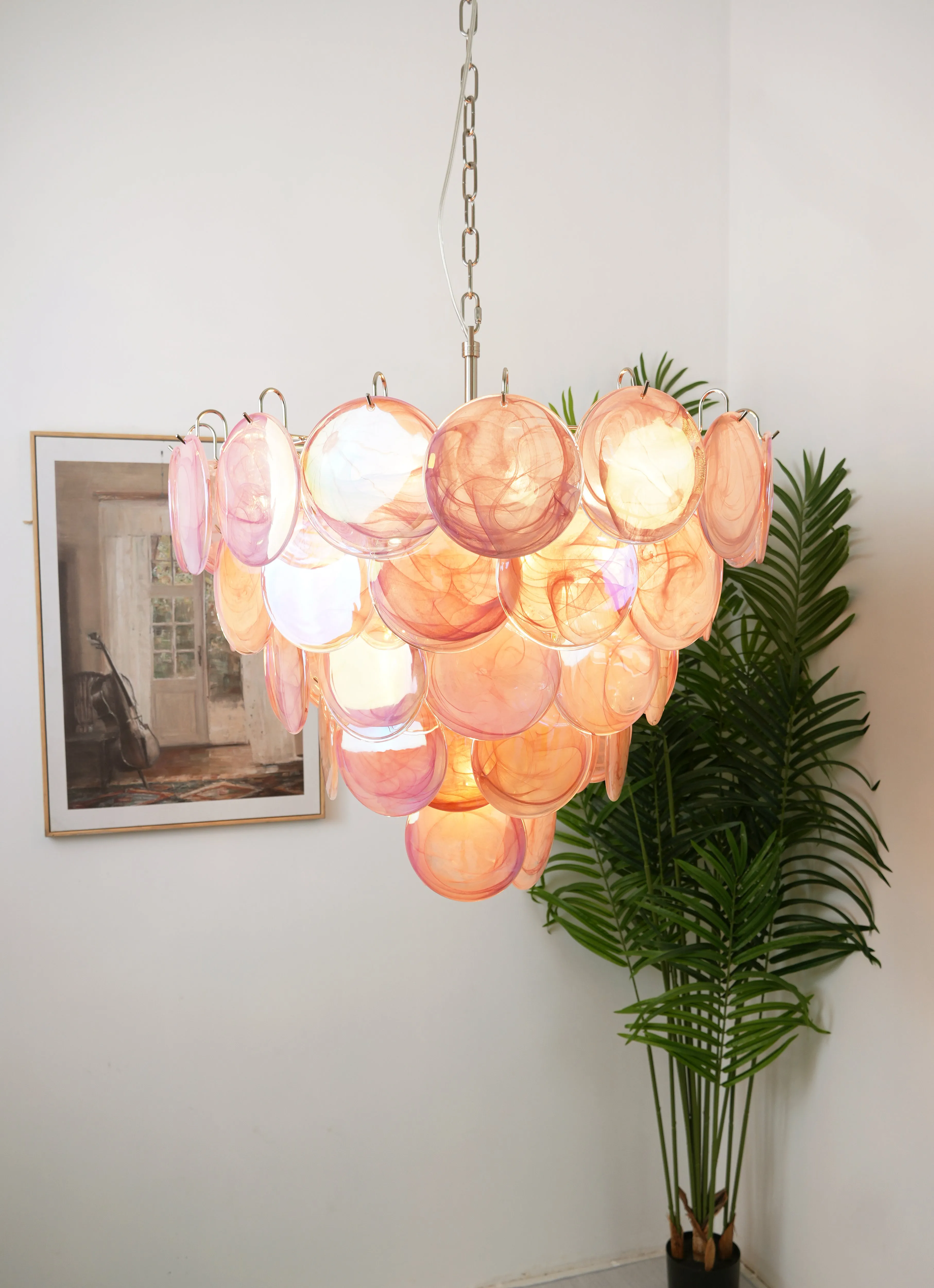 Murano Disc Chandelier