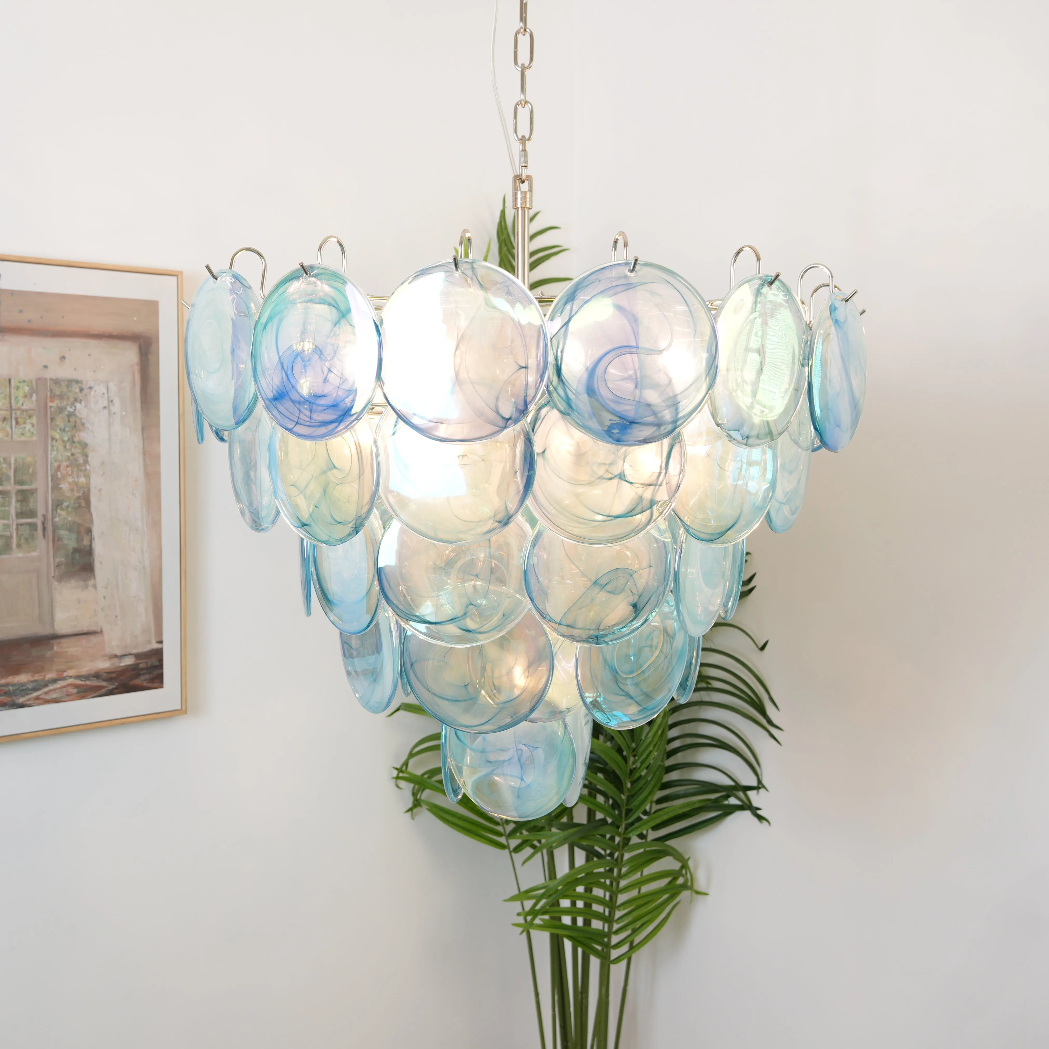 Murano Disc Chandelier