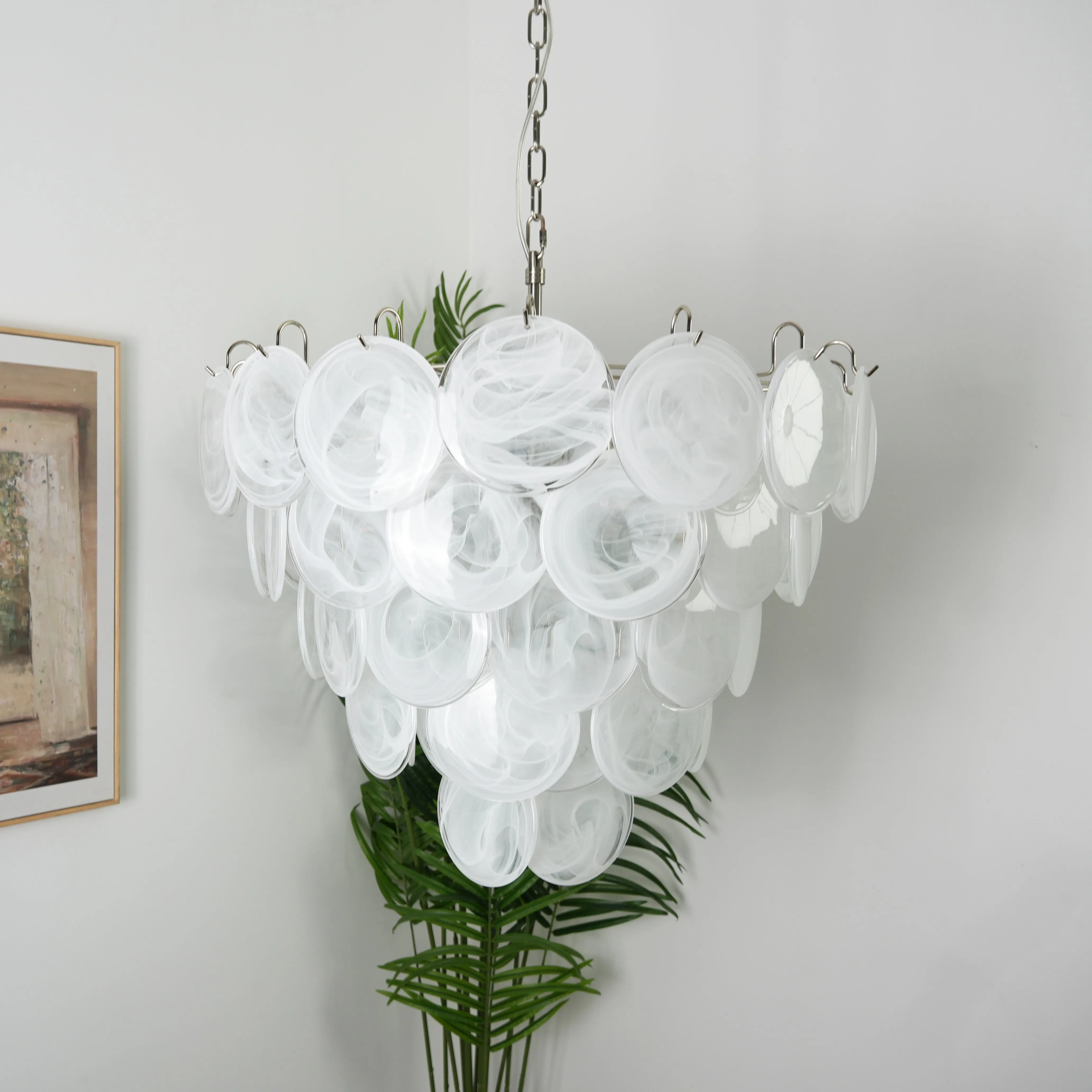 Murano Disc Chandelier