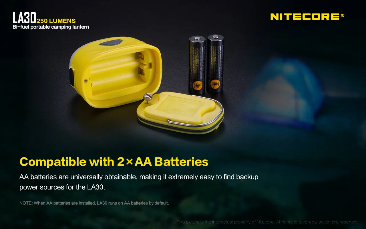 NITECORE BI-FUEL PORTABLE CAMPING LANTERN (LA30)