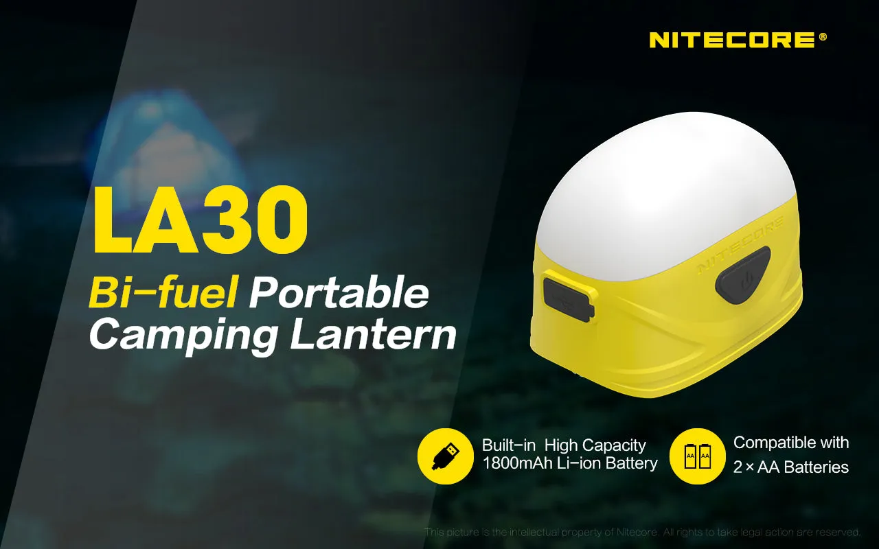 NITECORE BI-FUEL PORTABLE CAMPING LANTERN (LA30)