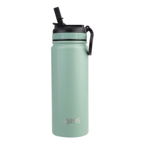 Oasis Challenger Insulated 550ml Drink Bottle - Sage Green