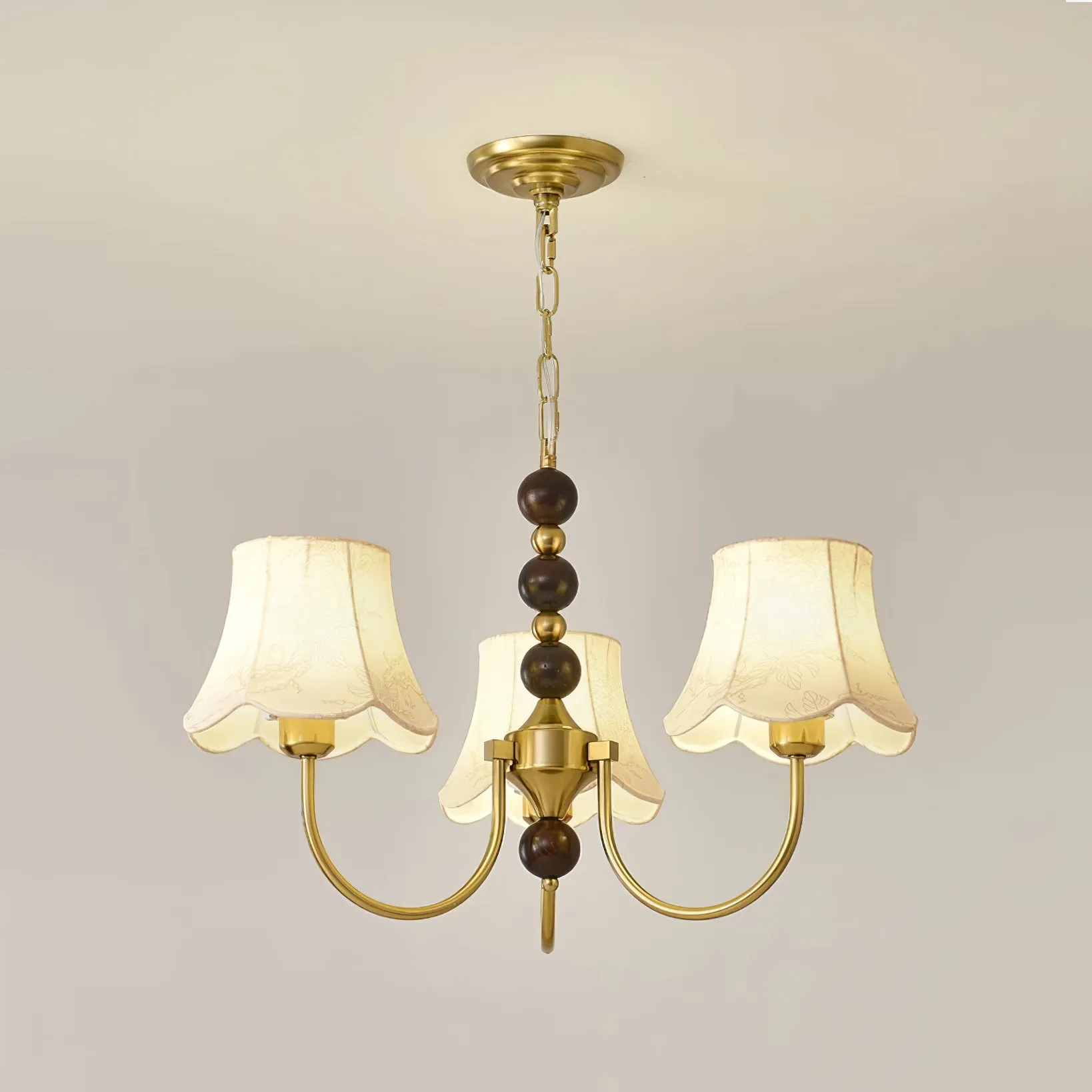 Orchid Fabric Chandelier