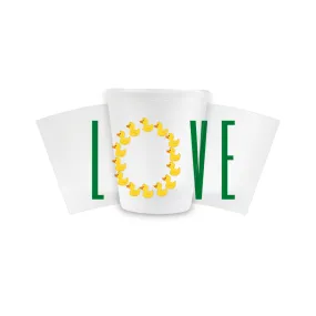 Oregon Love Frosted Shot Glasses