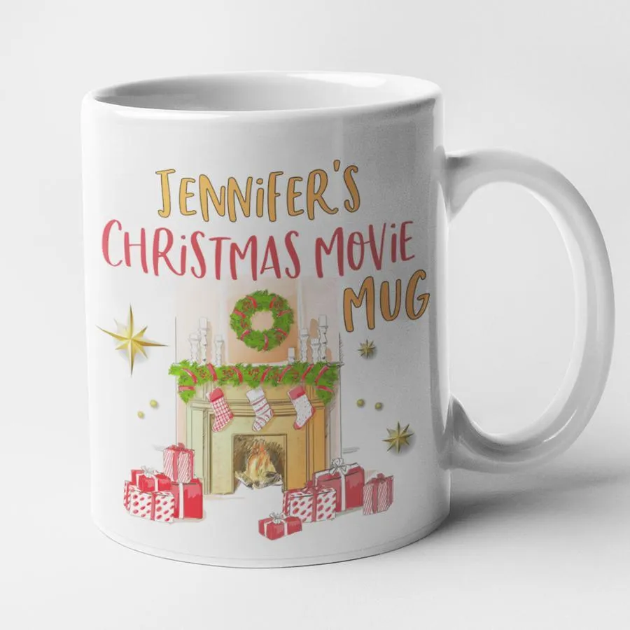 Personalised Christmas Movie Mug