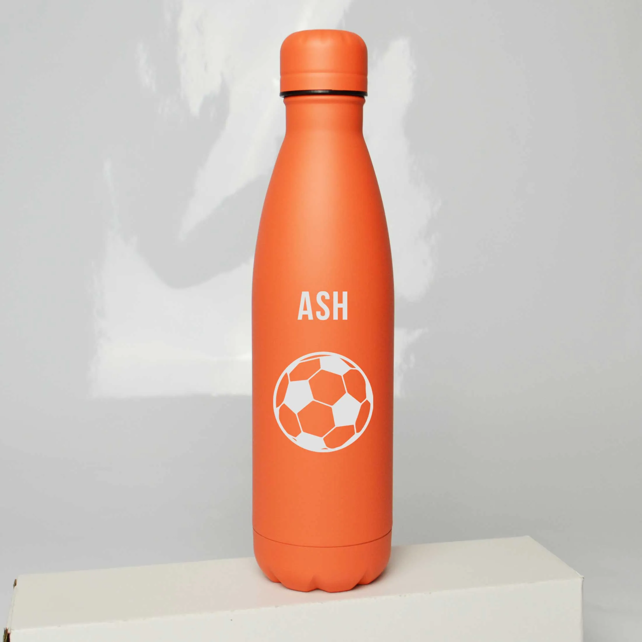 Personalised Football Engraved Thermos Bottle 500ml