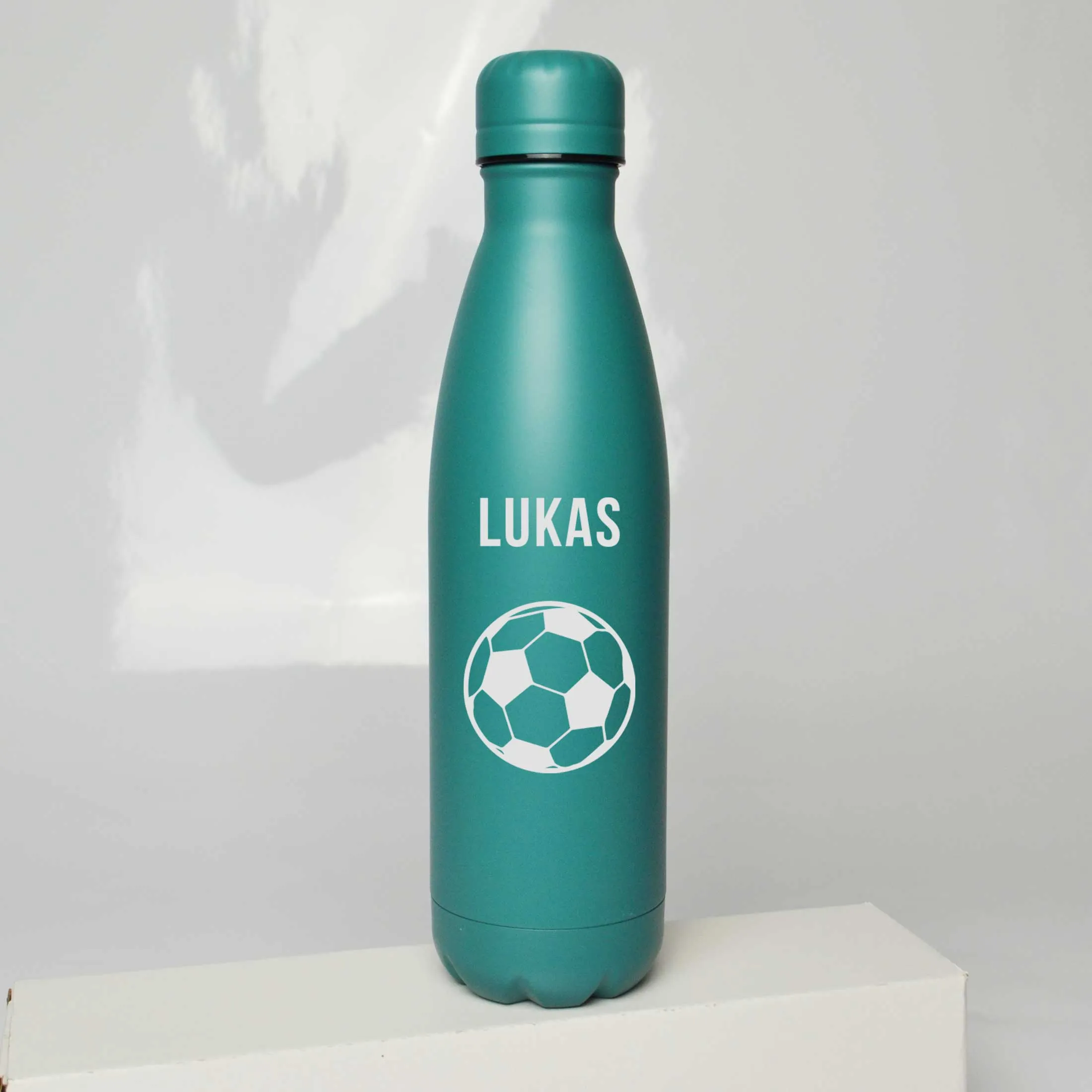 Personalised Football Engraved Thermos Bottle 500ml