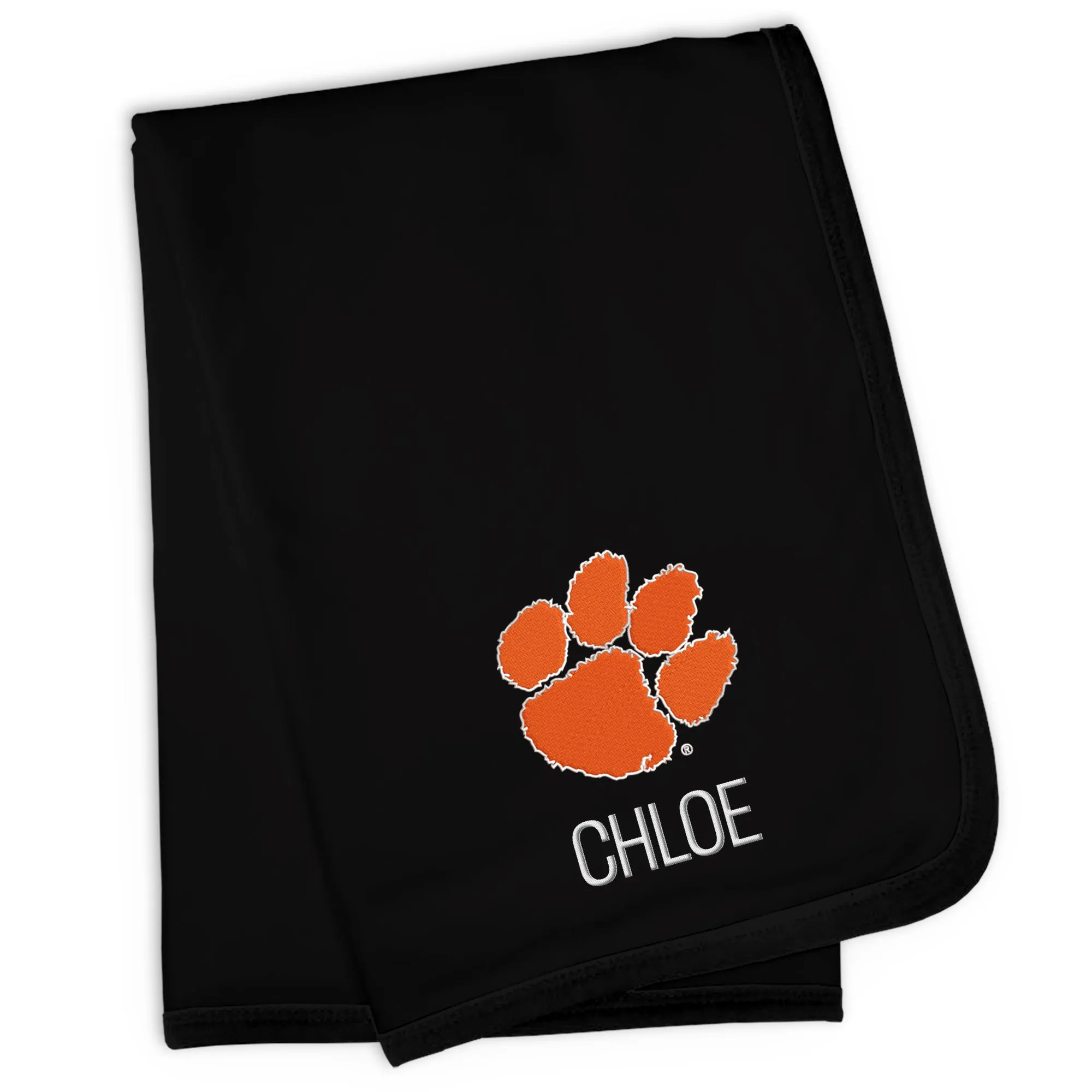 Personalized Clemson Tigers Blanket