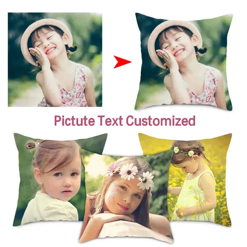 Personalized Custom Double-Sided Print Photo Pillow