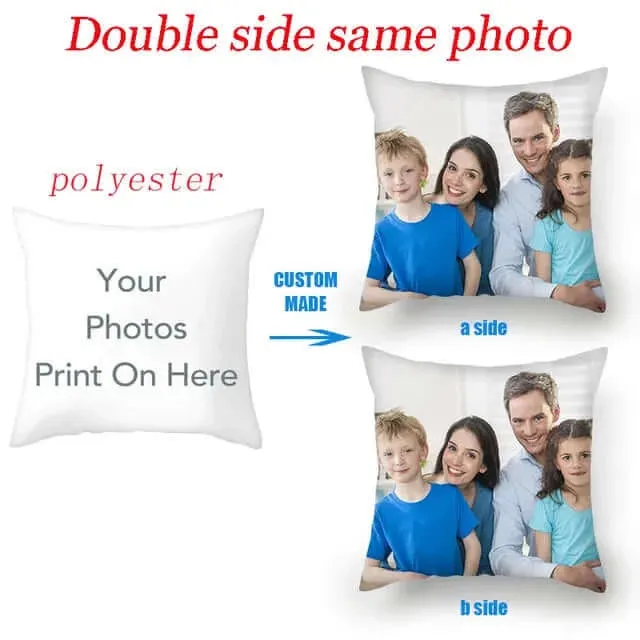 Personalized Custom Double-Sided Print Photo Pillow