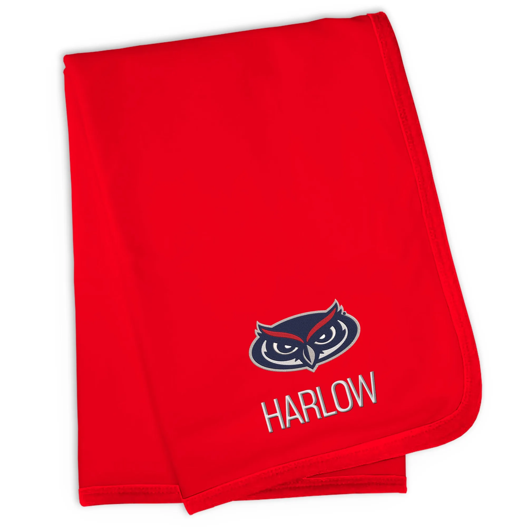 Personalized FAU Owls Blanket