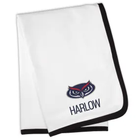 Personalized FAU Owls Blanket