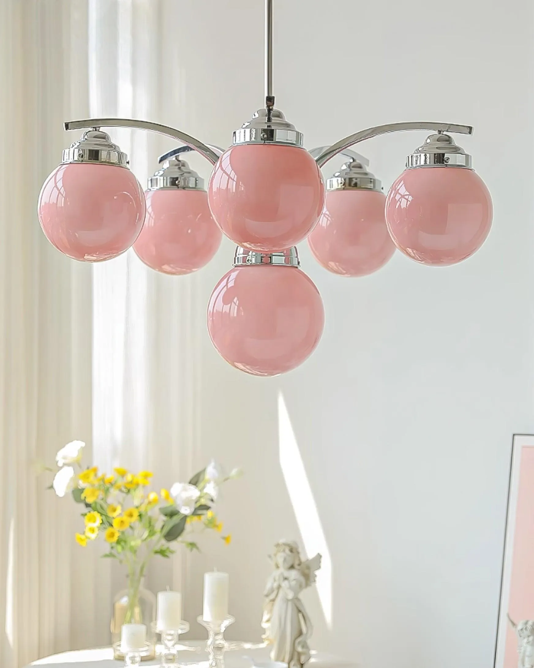 Pink Salamanca Chandelier