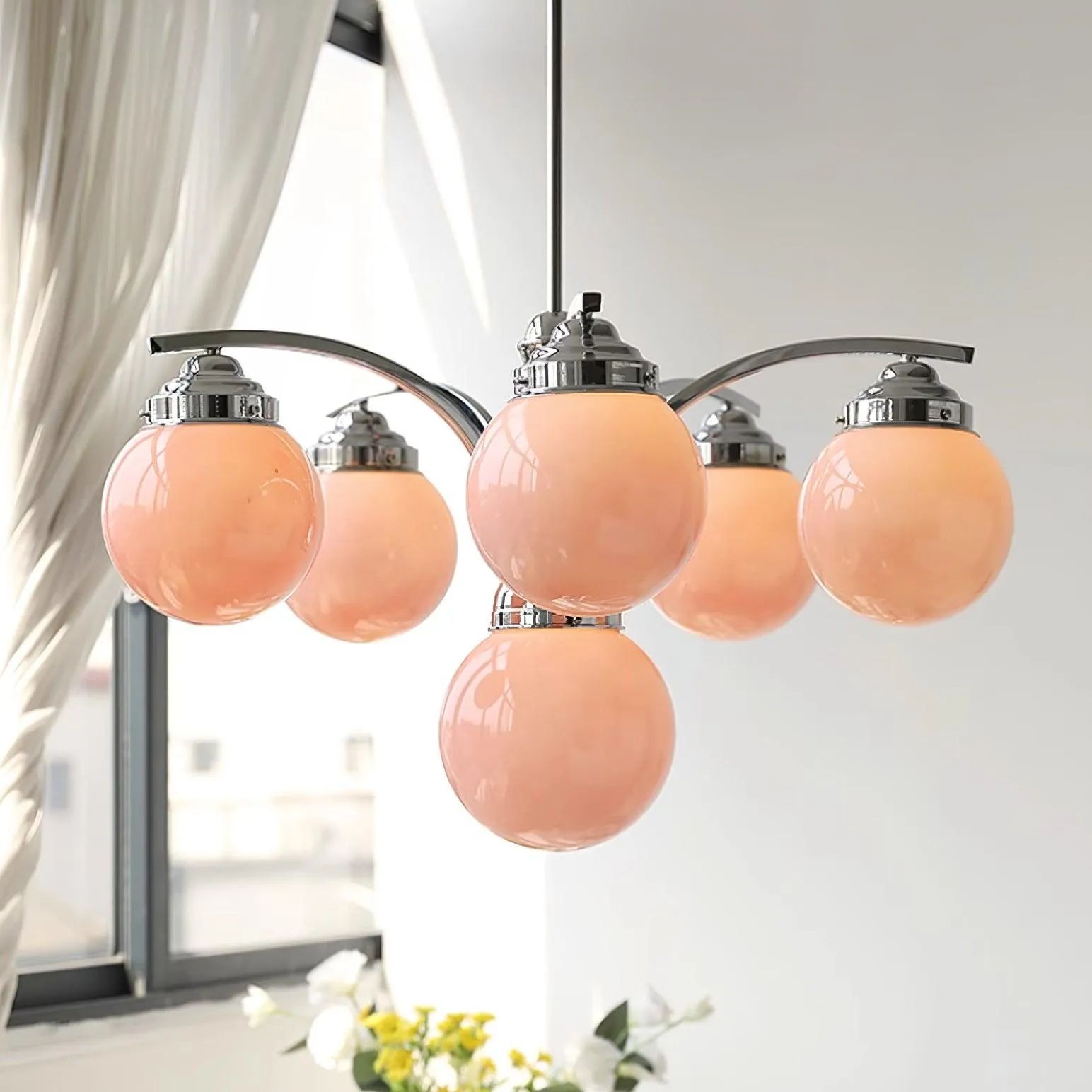 Pink Salamanca Chandelier