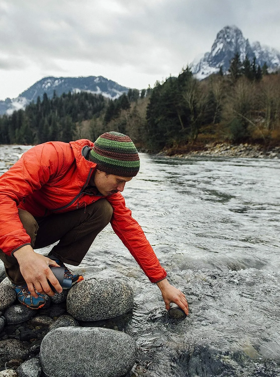 Platypus Meta Water Bottle Plus with Microfilter 1-Liter Bluebird Day