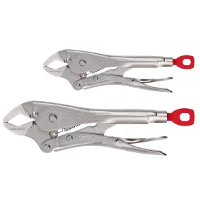 Plier Set - Milwaukee 2 Pc 7 in. & 10 in. Maxbite TORQUE LOCK™ Locking Pliers Set, 48-22-3702