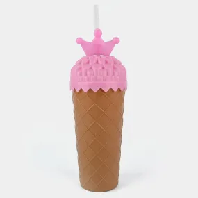 Polka Straw Glass For Kids