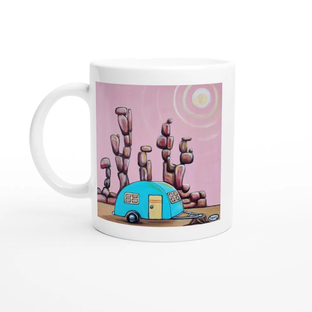 "Camper in the Desert" Mug