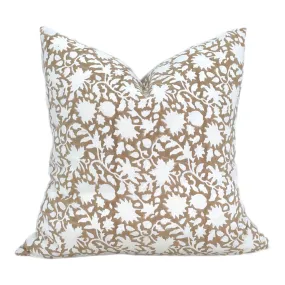 READY TO SHIP Designer Mili Block Floral Pillow Cover