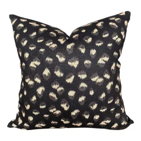 READY TO SHIP Kelly Wearstler Lee Jofa Feline Pillow Cover in black