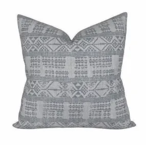 READY TO SHIP Peter Dunham Addis Designer Pillow Cover in Ash