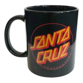 Santa Cruz Classic Dot Mug 11oz. Black