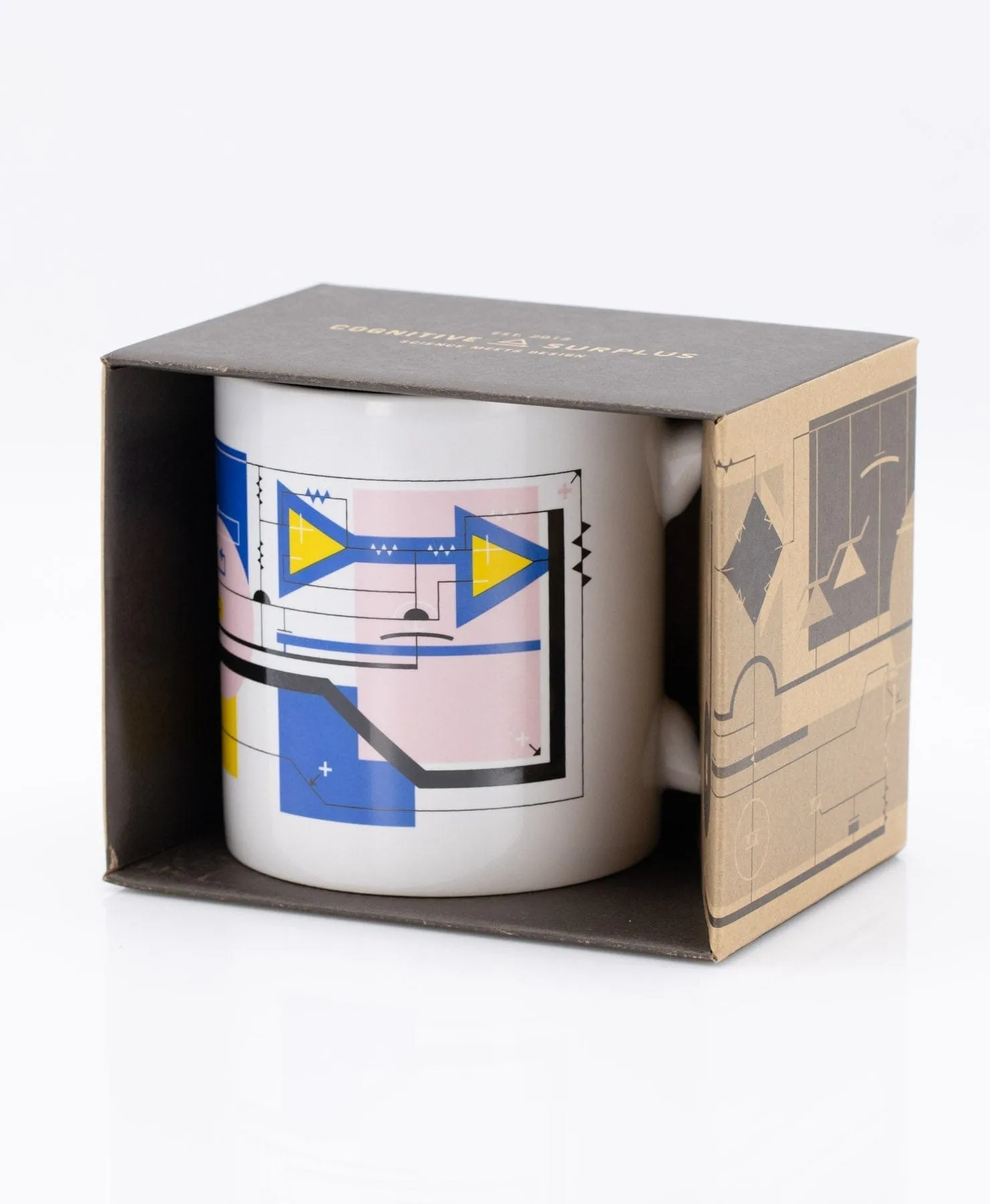 SECONDS: Modern Art Circuit 20 oz Mega Mug