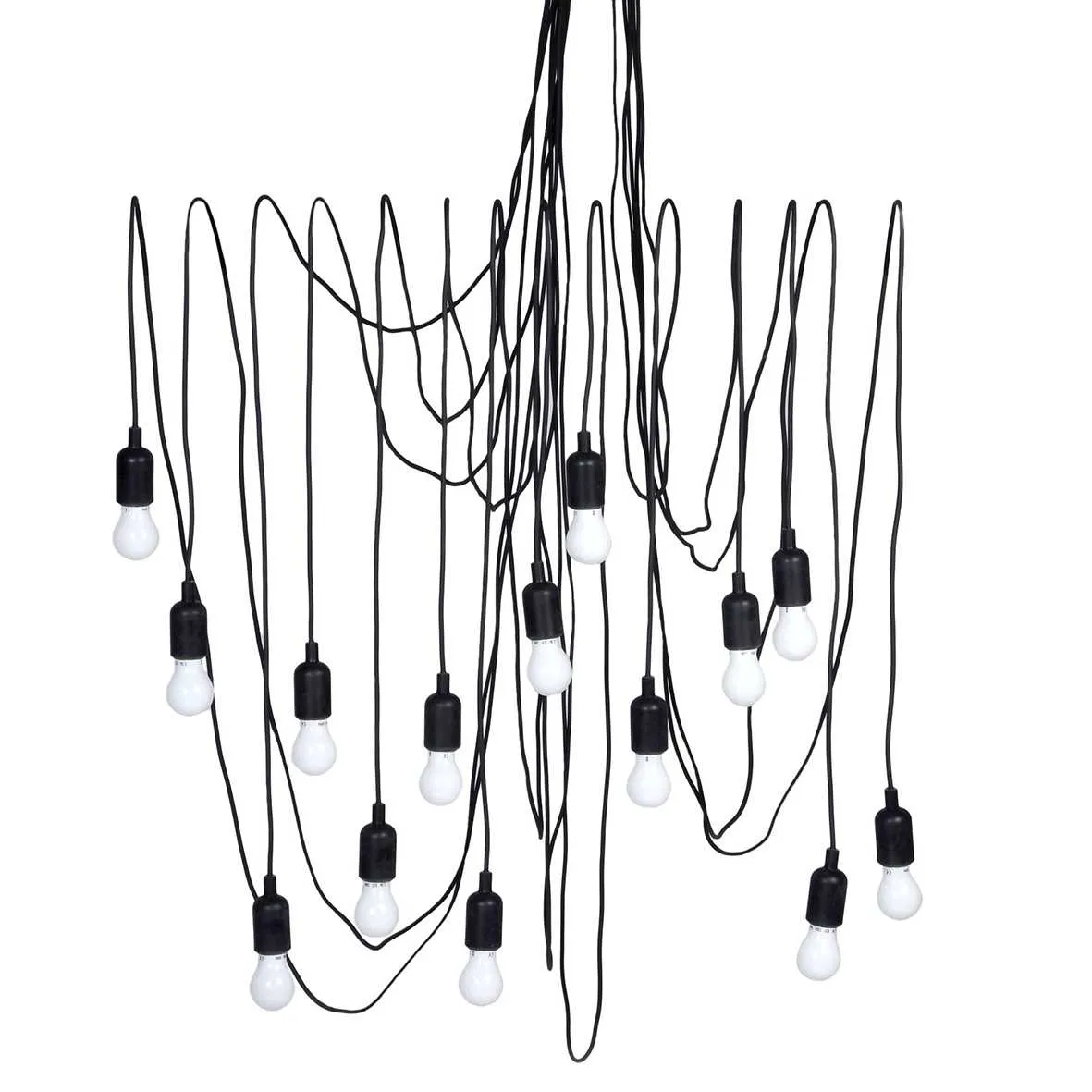 Seletti Maman chandelier with 14 LED bulbs for interiors