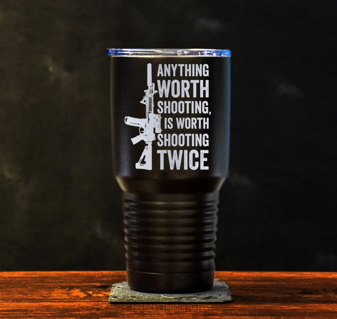 Shoot Twice Tumbler