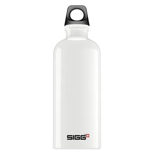 Sigg Water Bottle - Traveller - White - .6 Liter