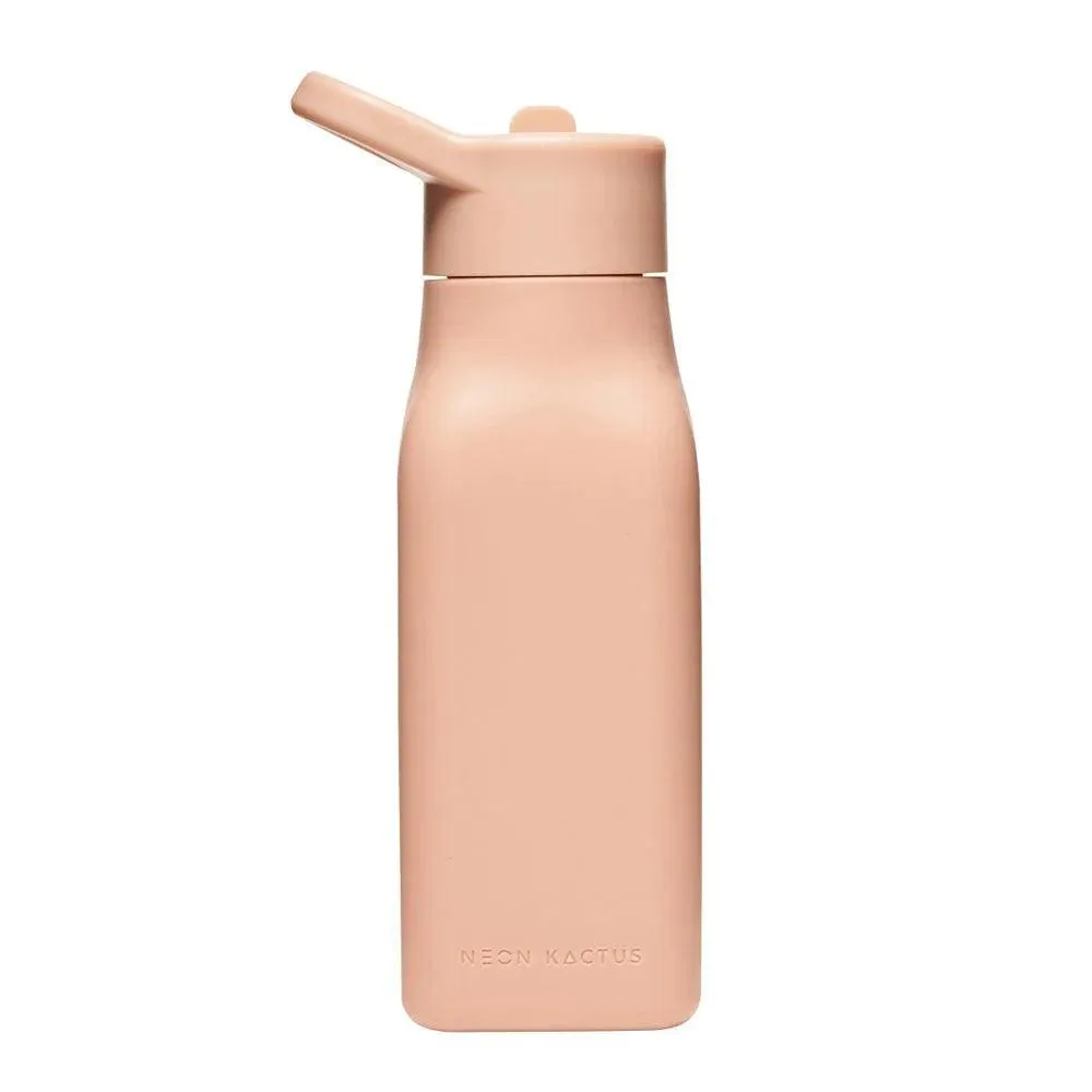 Silicone Bottle - 340ml - Pink Flamingo