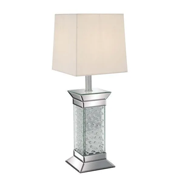 Silver Glass Glam Table Lamp 30 x 13 x 13 - 13 X 30