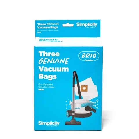 Simplicity BRIO Cloth Vacuum Bags (3-Pack) [SBCH-3]