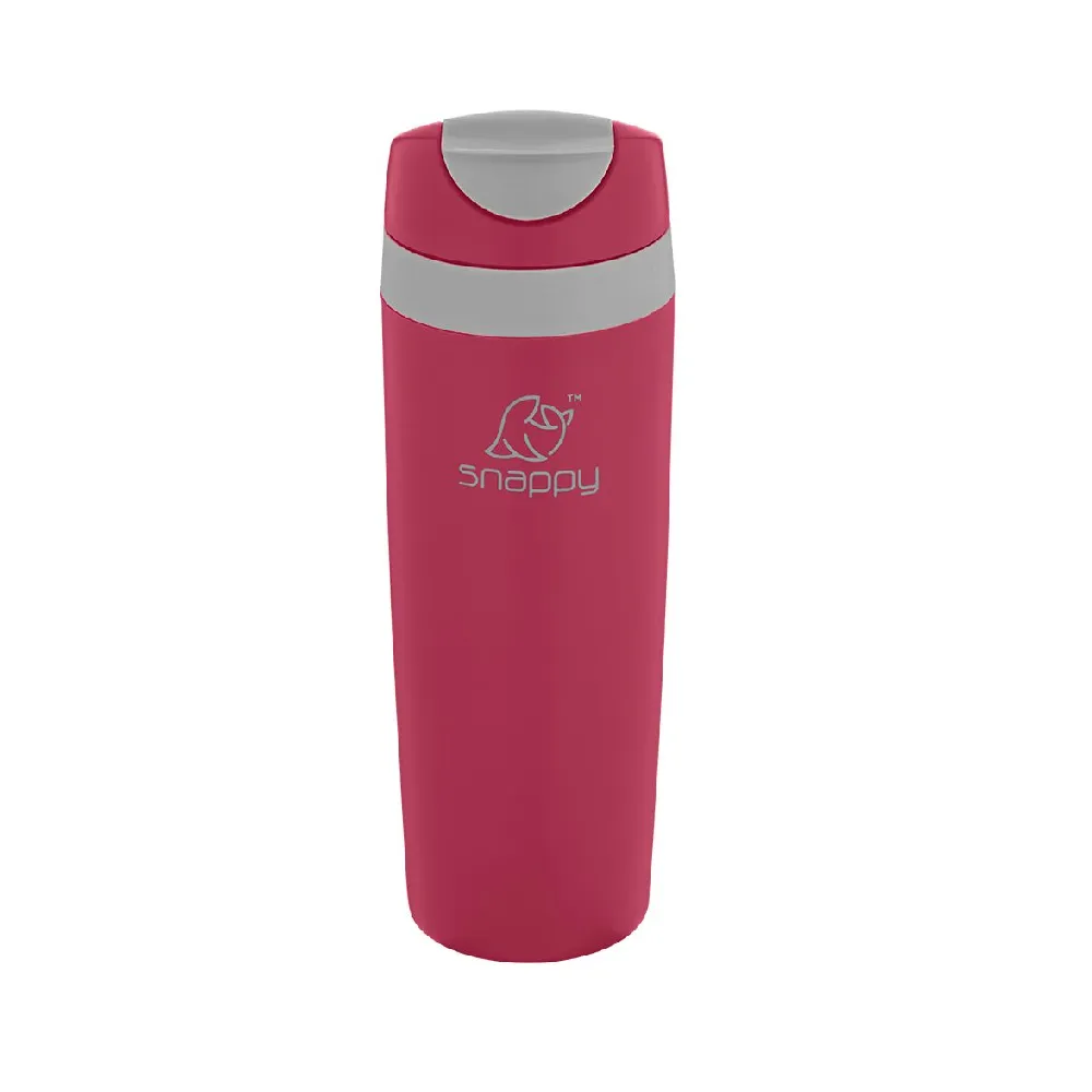 Snappy Double Wall Plastic Flask Tumbler 473ml