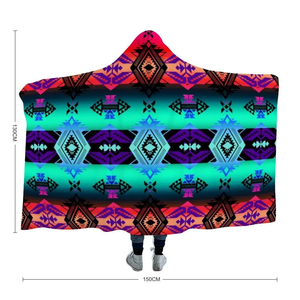 Sovereign Nation Sunrise Hooded Blanket