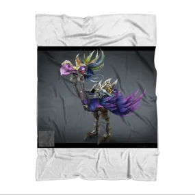 Squawkers The Ostrich Mount Sublimation Throw Blanket