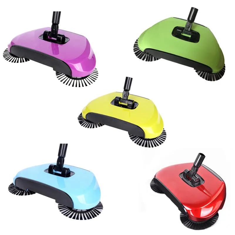 Stainless Steel Sweeping Machine Push Type Magic Broom Dustpan Handle Household Vacuum Cleaner