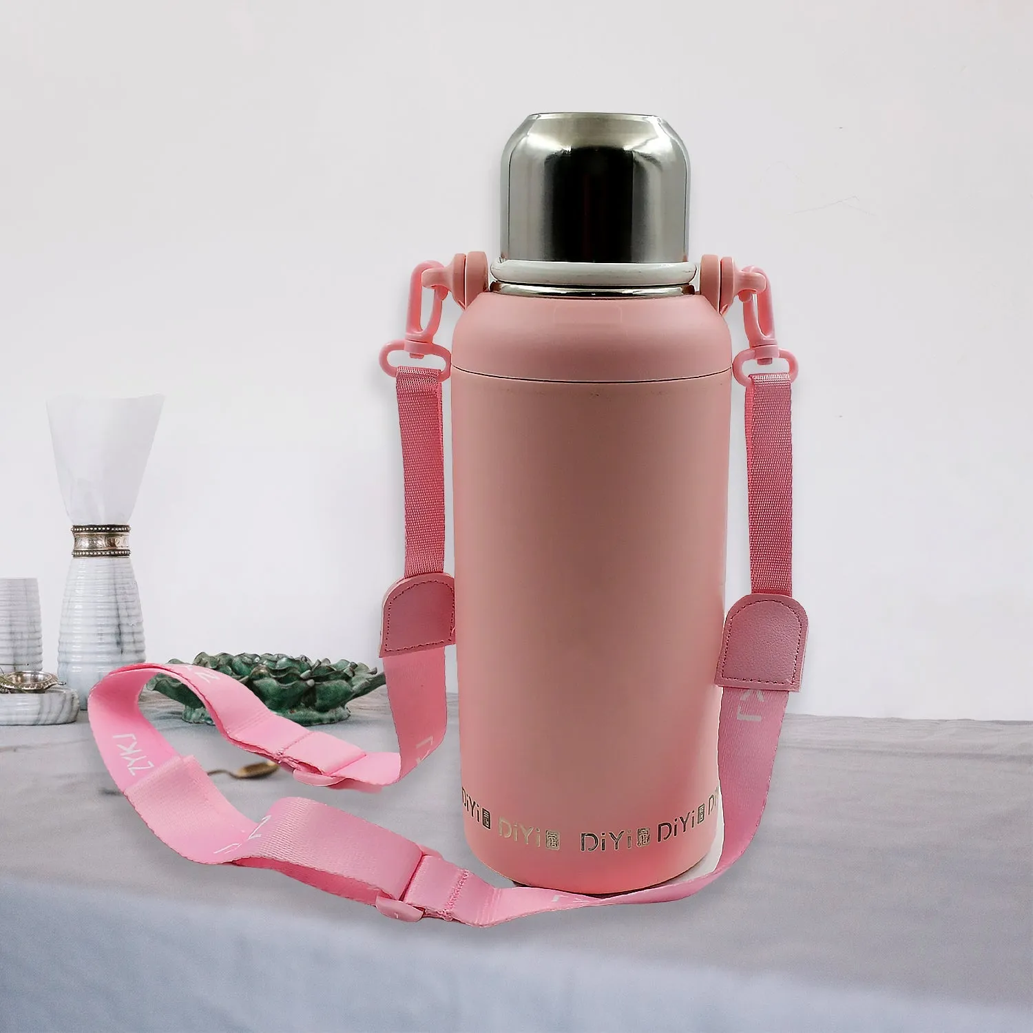 Stainless Steel tumblers 316 Stainless Steel, Vacuum Insulated Cup / Bottle, Portable Travel Kettle / Water Bottle with Handle, Outdoor Large Capacity Sports Kettle Cups / Bottle (1300 ML)