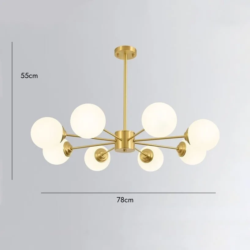 STROMA Brass Chandelier