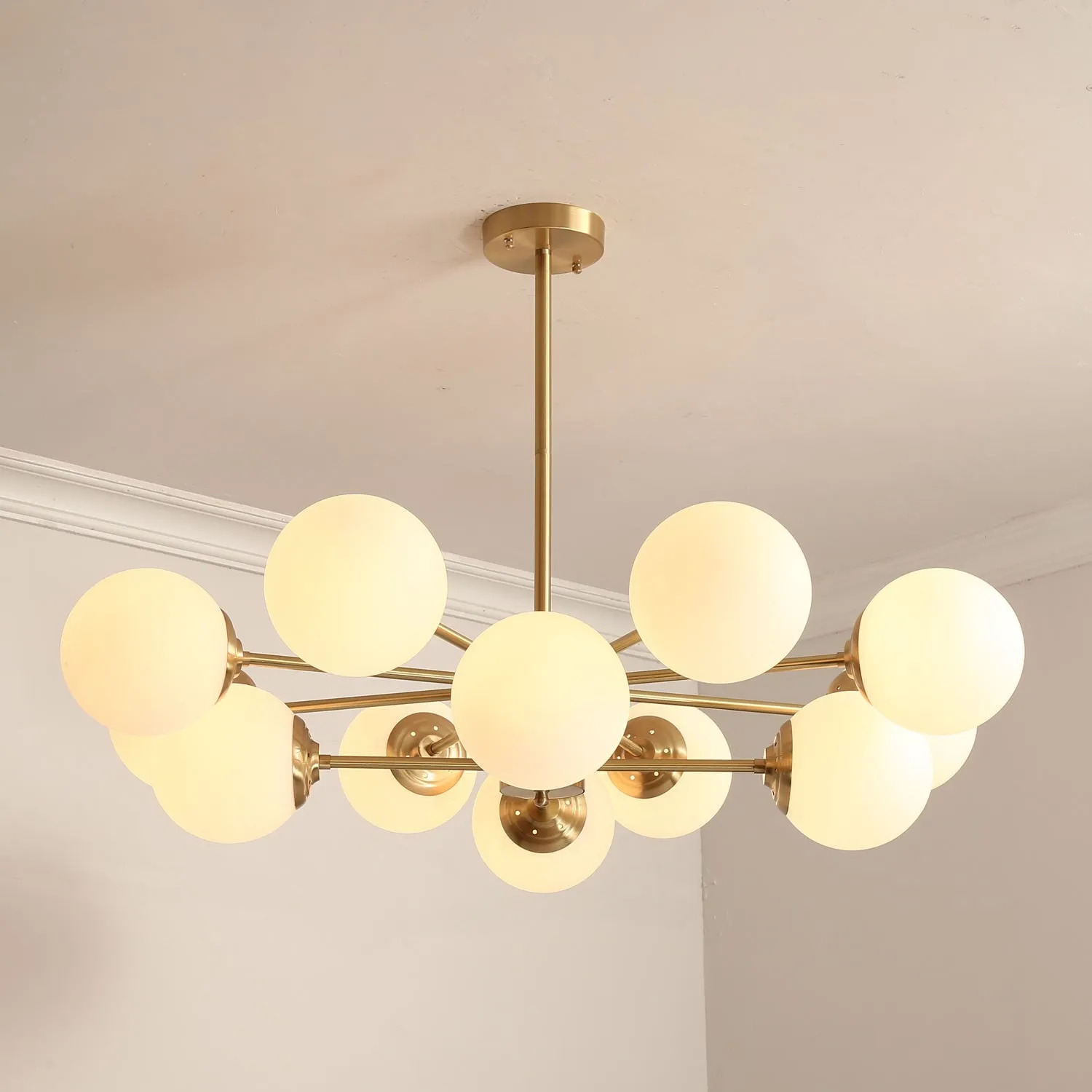 STROMA Brass Chandelier