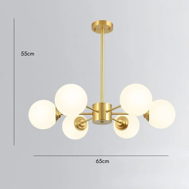 STROMA Brass Chandelier