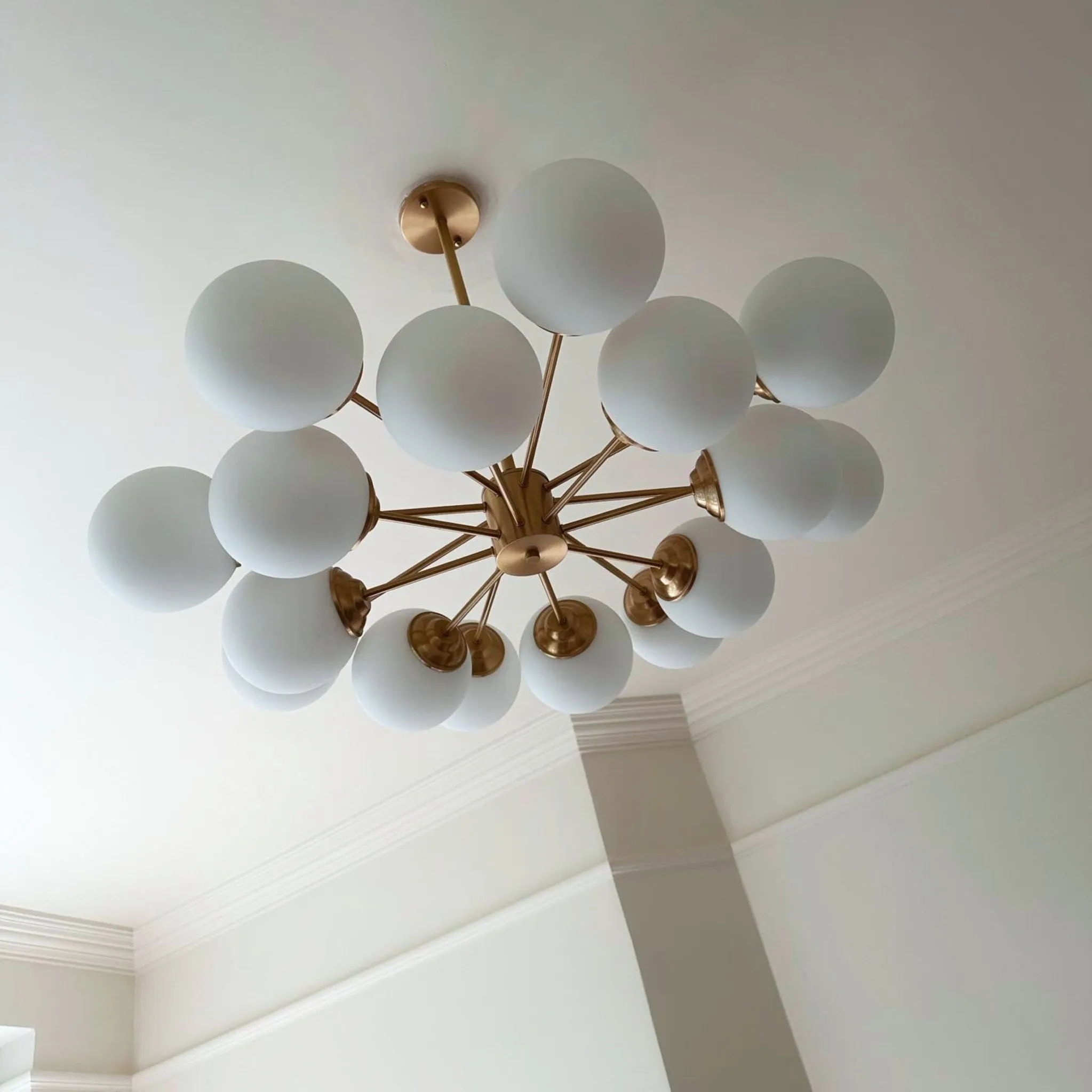 STROMA Brass Chandelier