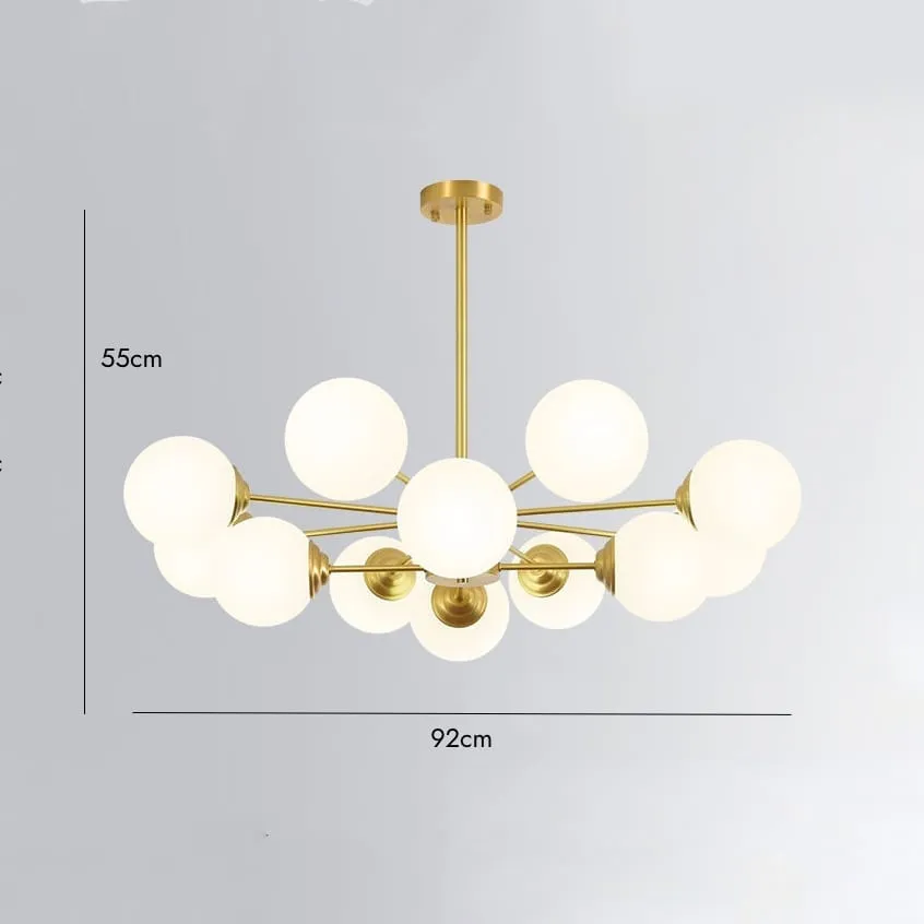 STROMA Brass Chandelier