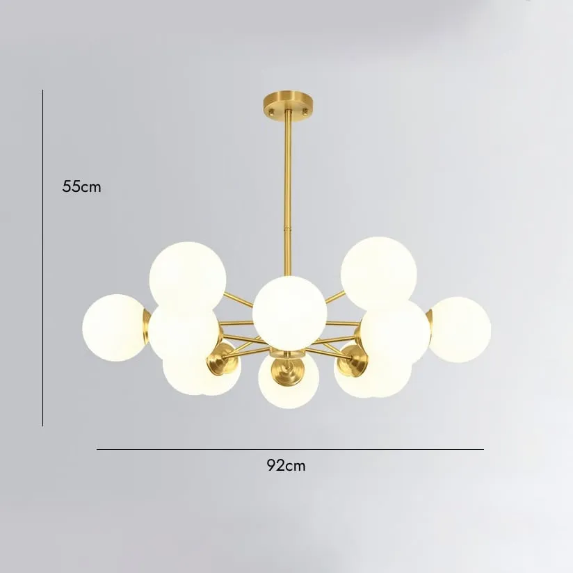 STROMA Brass Chandelier