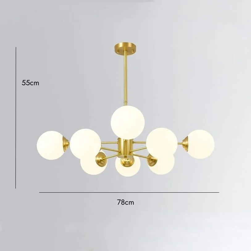 STROMA Brass Chandelier